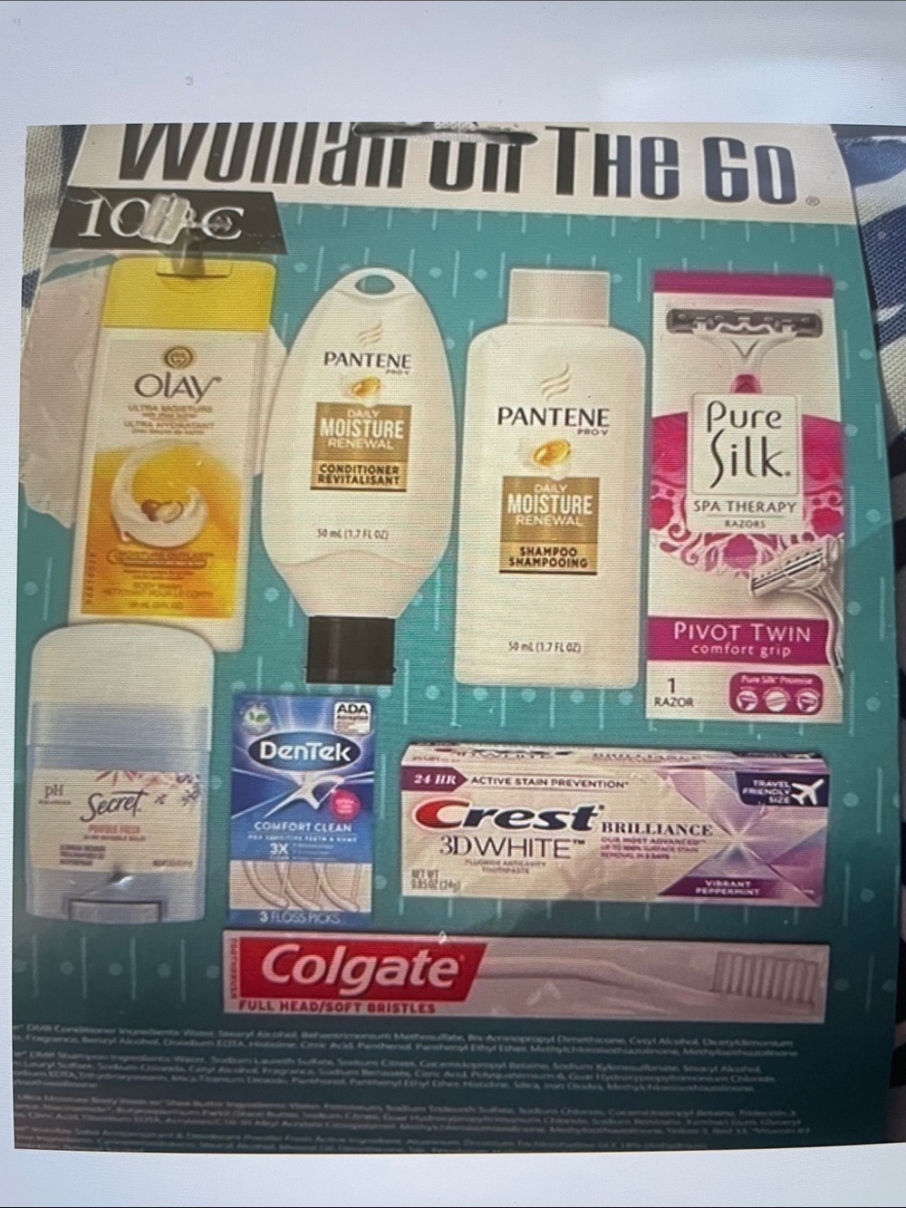 Women’s Travel Bath & Body Kit -